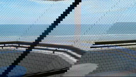Sacada com vista do mar