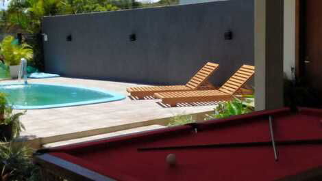 Chalé com piscina da praia dos Ingleses