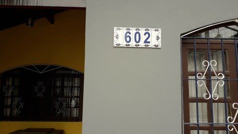 Vista da numeração da casa