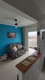 TUDO NOVO Praia Grande/Conforto/Piscina/Ar cond/Wi-Fi/Elev/Vaga