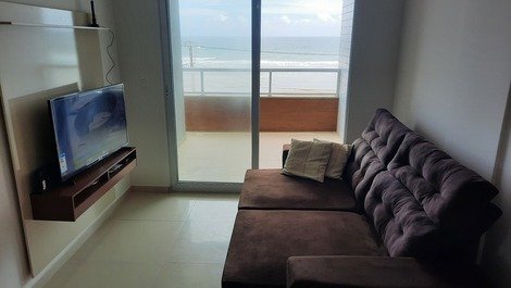Apartamento pé na areia com vista do mar na praia do Flamengo - 2/4