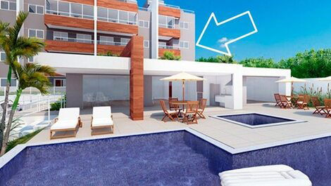 Apartment on the sand with sea view on Flamengo beach - 2/4