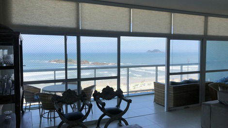 APARTAMENTO ALTO PADRÃO COM VISTA TOTAL PARA O MAR