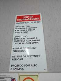 Regras churrasqueira