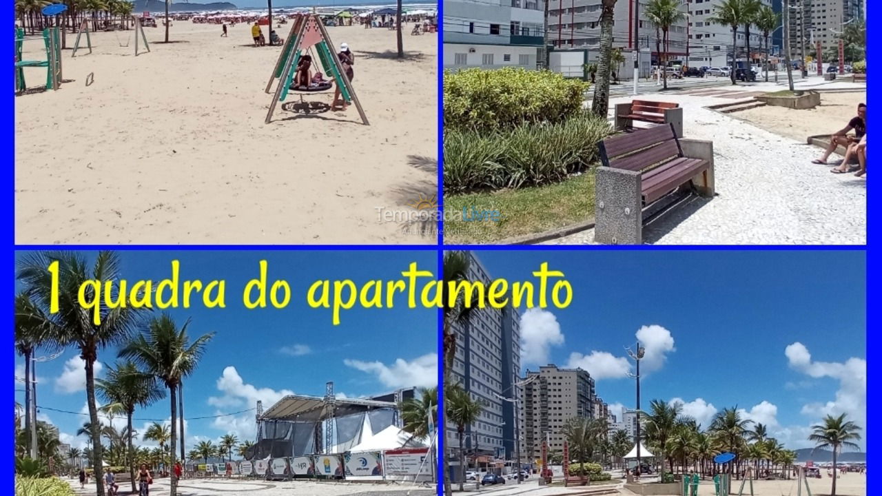 Apartment for vacation rental in Praia Grande (Vila Tupi)