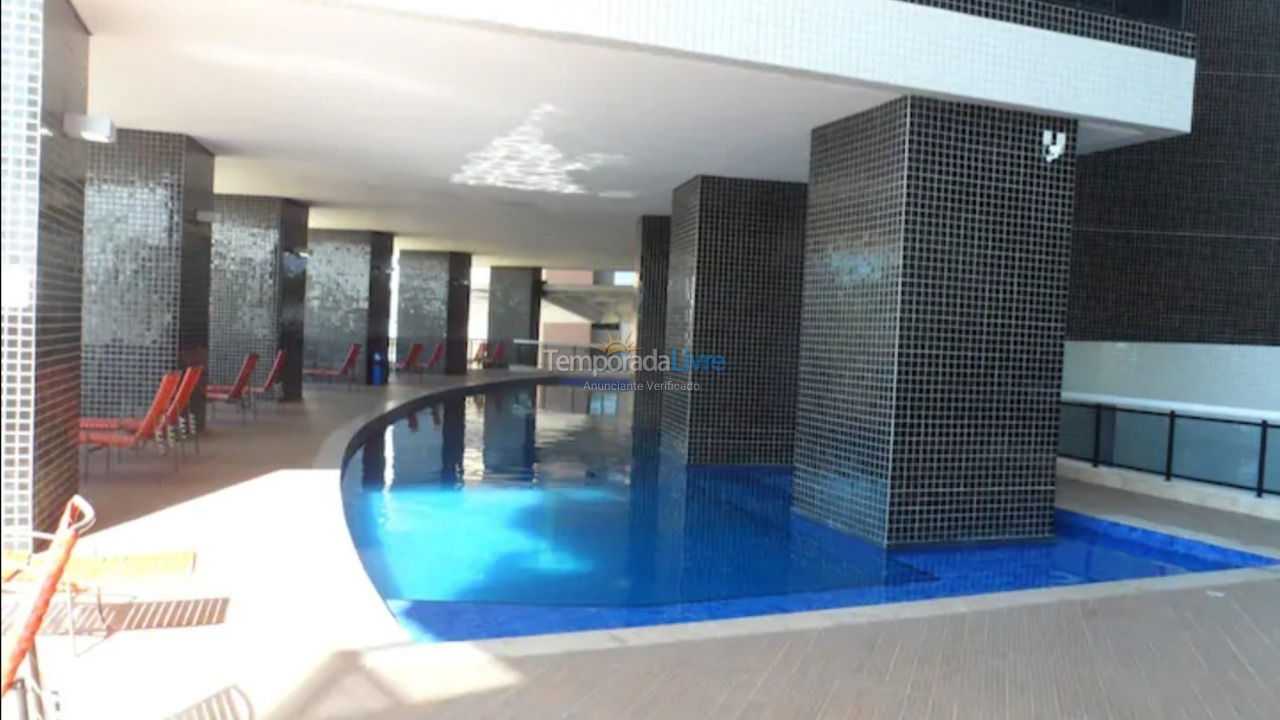 Vista piscina coberta Apartment for vacation rental in Fortaleza (Meireles)
