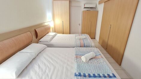 Flat 01 Quarto no Beach Class Muro Alto - Porto de Galinhas (D306)