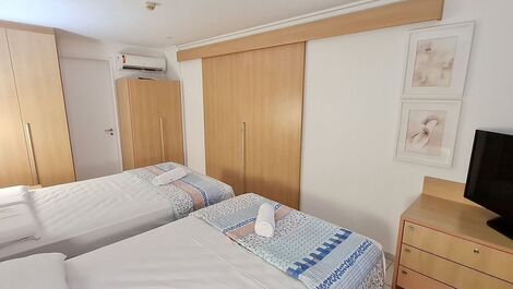 Flat 01 Quarto no Beach Class Muro Alto - Porto de Galinhas (D306)