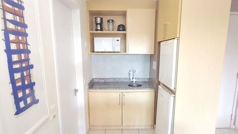 Flat 01 Quarto no Beach Class Muro Alto - Porto de Galinhas (D306)