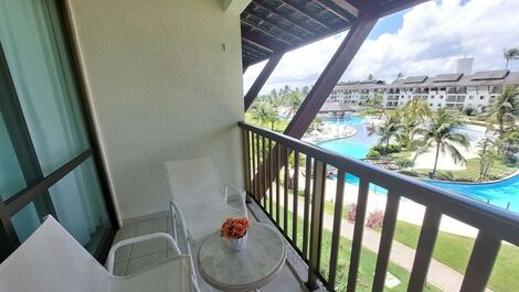 Flat 02 Quartos no Beach Class Muro Alto - Porto de Galinhas (D303)