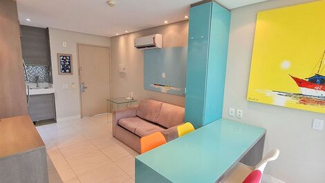 Flat 02 Quartos - Beach Class Muro Alto (D106)