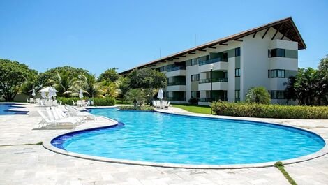 Flat Vista Piscina 02 Quartos - Carneiros Beach Resort (A08-1)