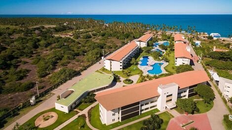 Flat Vista Piscina 01 Quarto - Carneiros Beach Resort (C15-4)