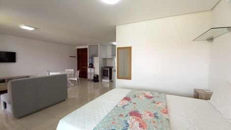 Flat 01 Bedroom - Pool View - Flat Club Meridional Carneiros -...