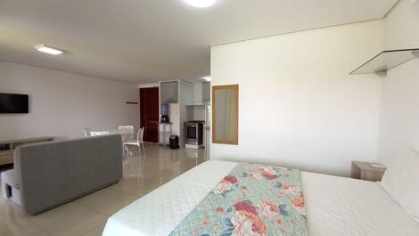 Flat 01 Quarto - Vista Piscina - Flat Club Meridional Carneiros -...