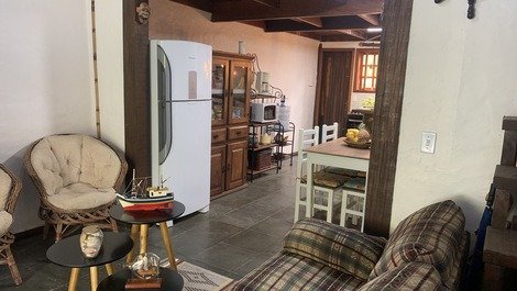 Sala de estar / cozinha integrada