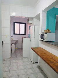 Apartamento com piscina aquecida/fria na orla da praia