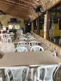 Pousada Restaurante y Pizzería en la playa de Estaleiro