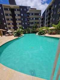 Paradise Resort Ubatuba - apto 3 dormitórios, piscina e wi-fi