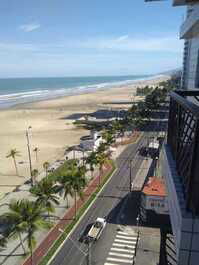 Vista total da praia, Frente pro mar,. 02 Quartos, 01 Banheiros _Wi-Fi