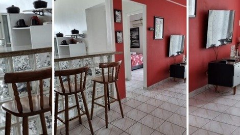 Hermoso y Confortable Apartamento en Guarujá para ti y tu familia!