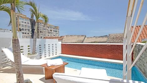 Car114 - Beautiful villa with 7 suites and swimming pool in Cartagena