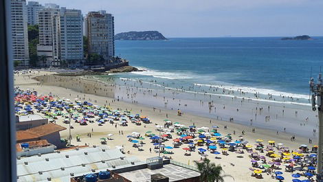 Vista da praia lado esquerdo