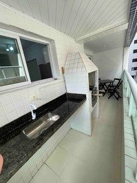 Apartment 7 people with barbecue 300m from the beach