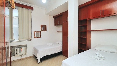 Apartamento temporada de 2 quartos com excelente custo benefício.