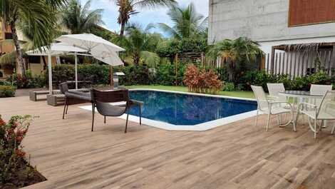 HOUSE WITH POOL - ACCOMMODATES 15 PEOPLE 50 METERS FROM GUARAJUBA BEACH