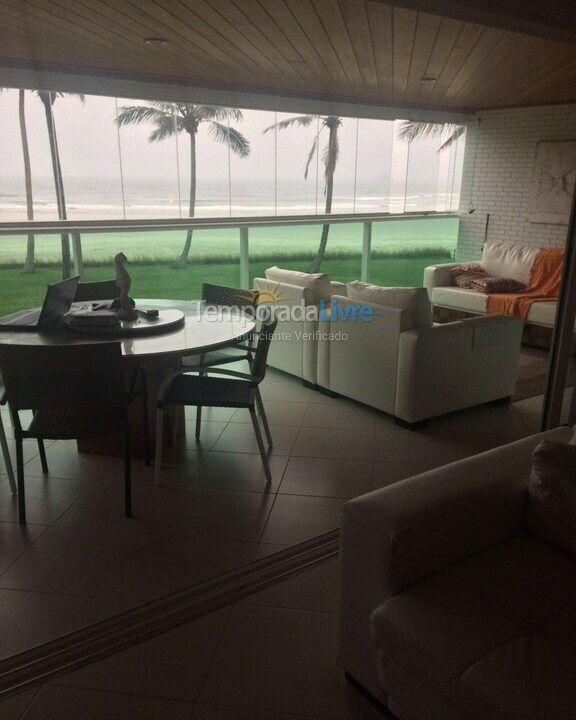Apartamento para aluguel de temporada em Bertioga (Riviera de São Lourenço)