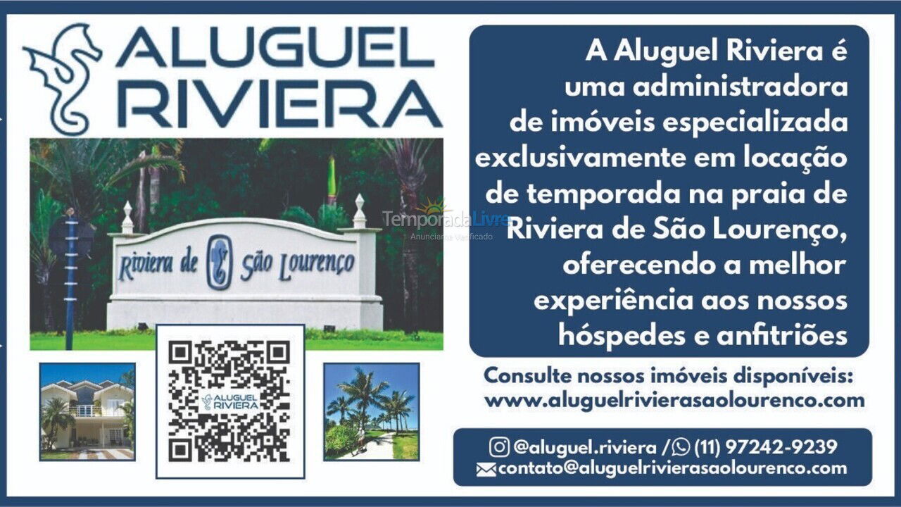 Casa para aluguel de temporada em Bertioga (Riviera de São Lourenço)