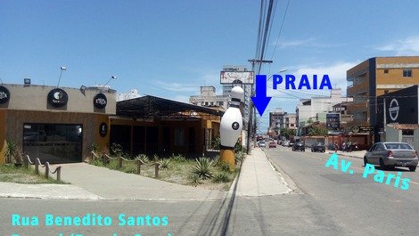 Kitnet Temporada na Praia do Morro, Garagem, WIFI, Churrasqueira