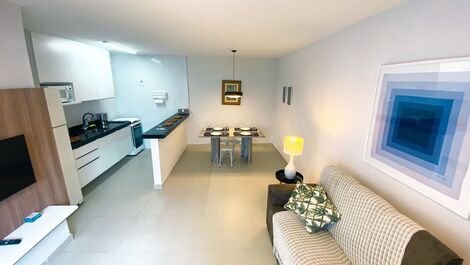 House with barbecue and air conditioning 450m from Praia do Forte