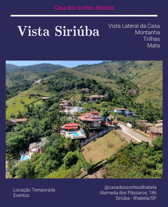 Casa para alquiler de vacaciones em Ilhabela (Siriúba Arrozal Norte da Ilha)