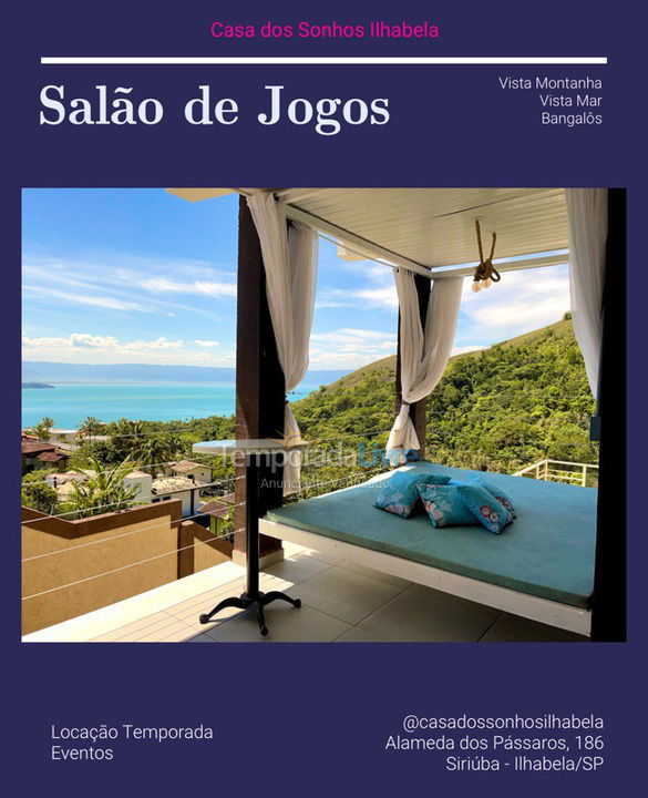 Casa para alquiler de vacaciones em Ilhabela (Siriúba Arrozal Norte da Ilha)