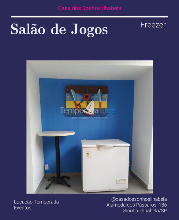 Casa para alquiler de vacaciones em Ilhabela (Siriúba Arrozal Norte da Ilha)