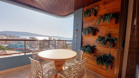 Sea view for vacation rental in Bombinhas - SC.
