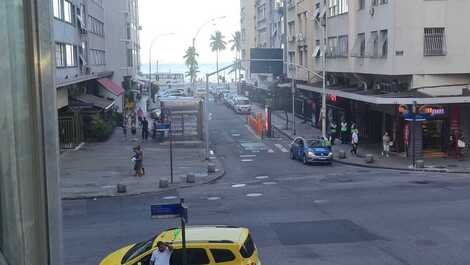 Apartamento con vista a la playa de Copacabana Posto 6