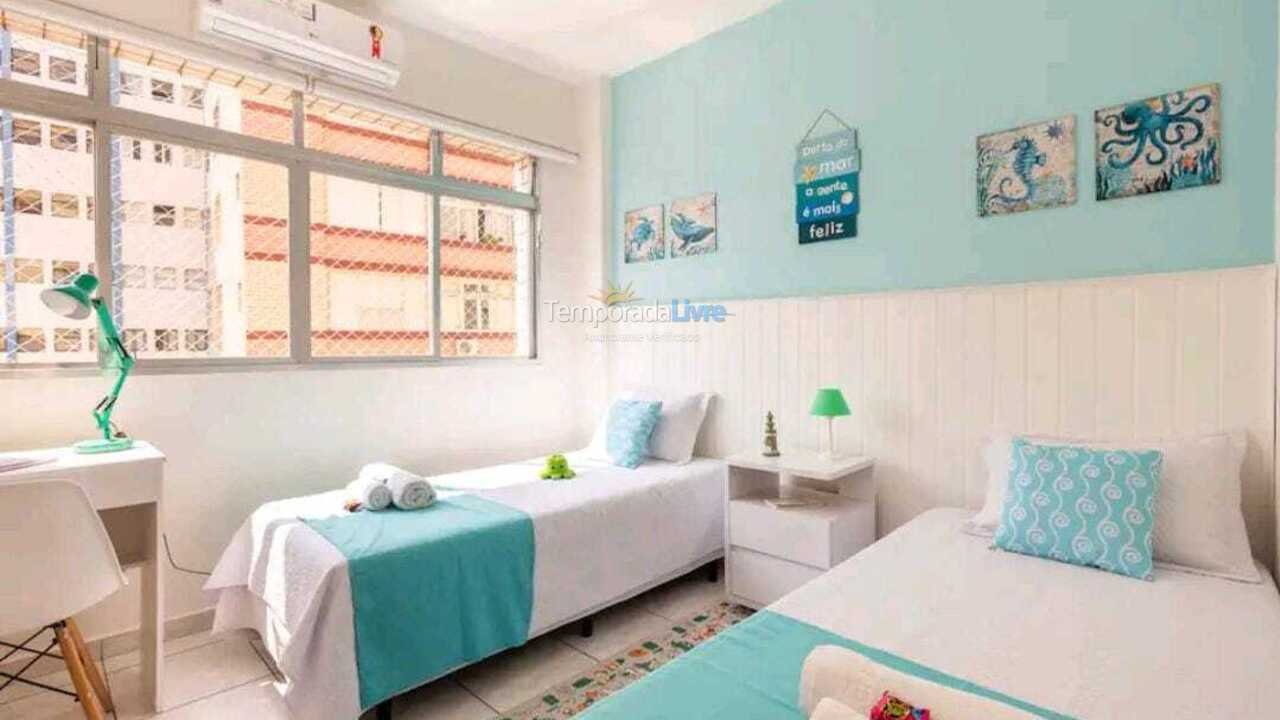 Apartamento para aluguel de temporada em Santos (Pompéia)
