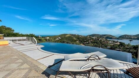 Buz012 - Hermosa villa de 4 dormitorios con piscina en Búzios