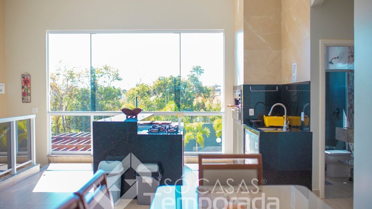 Casa para alquiler de vacaciones em Caldas Novas (Condomínio Marina Di Caldas)