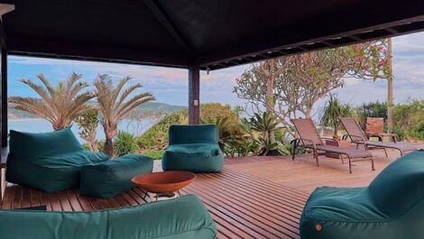 LUXOBRASIL #BZ54 Honu House Vista 360° 05 Suítes Alto de Geribá...