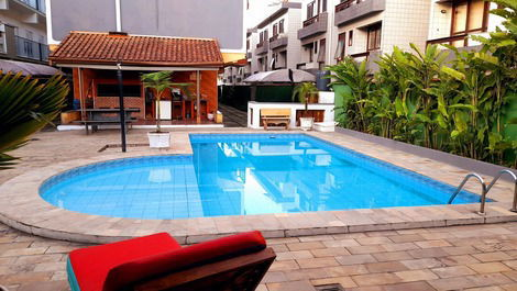 Residential Condominium Costa Verde UBATUBA 1 or 2 bedrooms, swimming pool, 1vg, seafront