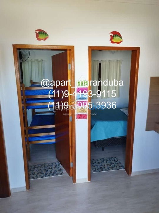 Apartamento para alquiler de vacaciones em Ubatuba (Maranduba)