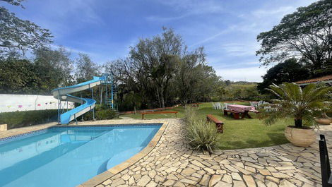 Farm for up to 24 people, with 3 meter water slide