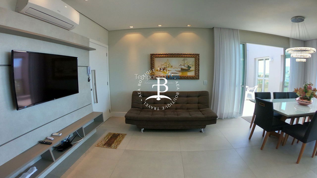 Apartment for vacation rental in Governador Celso Ramos (Praia de Palmas)