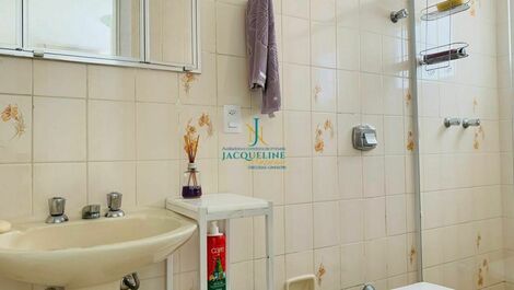 Apartamento para 8 pessoas Frente mar 3 suítes Ed. Continental