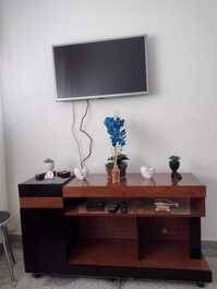 Apartamento aconchegante em Paraia Grande na quadra do mar