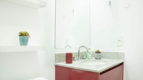 Estudio en Vila Madalena, aire acondicionado! Amarillo